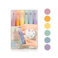 Chosch Highlighter Morandi set 6 Colors#CS-H763