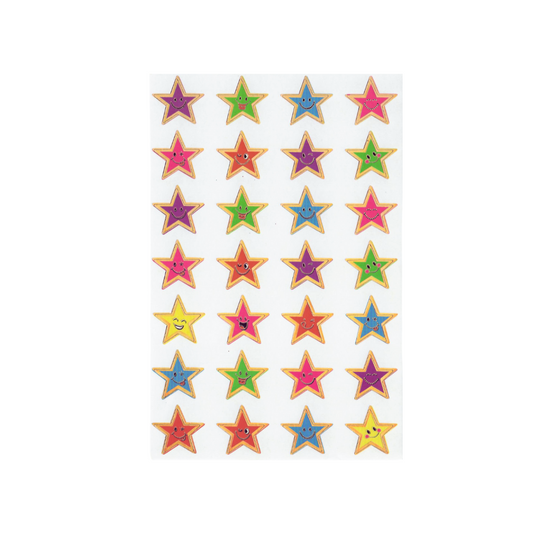 Smile Stars Decal Reward Sticker