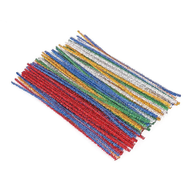 Foska Assorted Glitter Chenille pipe cleaners