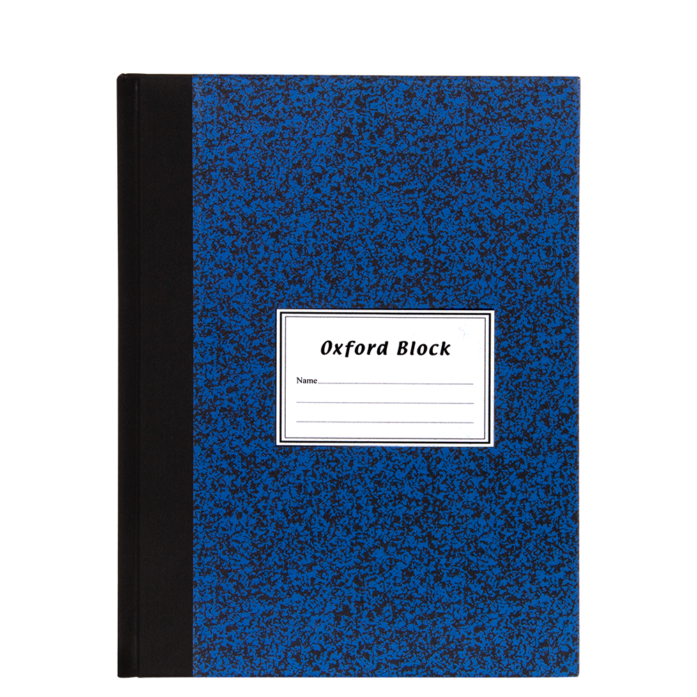 Nightingale Oxford Block Notebook Std - Blue, 240 Pages