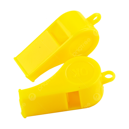 Plastic Whistle Referee Sport