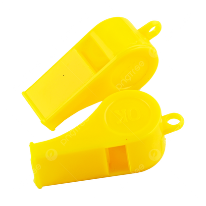 Plastic Whistle Referee Sport