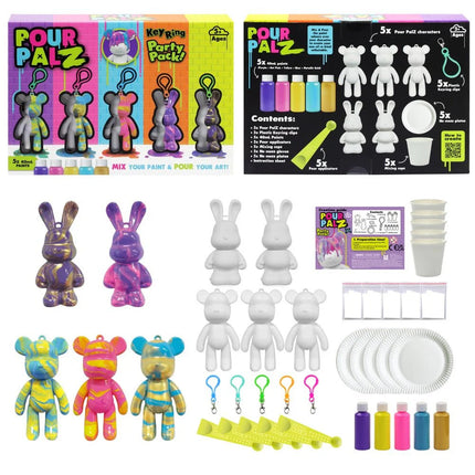 Pour Palz Mini Keyring Party Pack