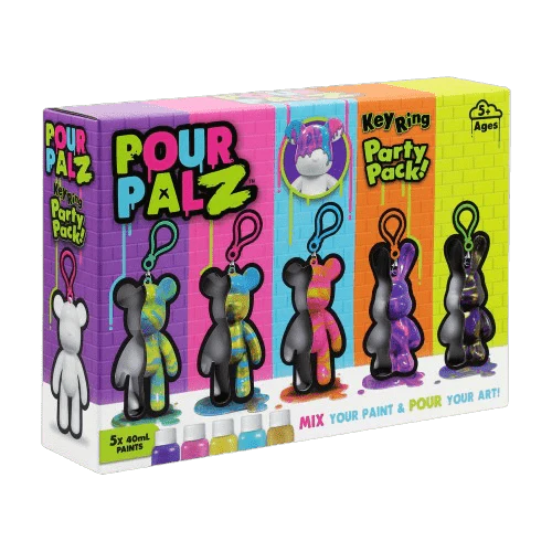 Pour Palz Mini Keyring Party Pack