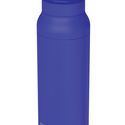 Quokka Thermal Ss Bottle With Silicone Handle Echo Dusk Blue 690 Ml