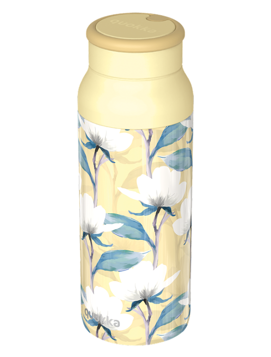 Quokka Thermal Ss Bottle With Silicone Handle Echo Magnolia 690 Ml