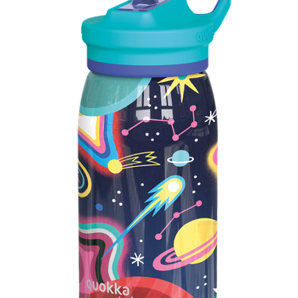 Quokka Kids Thermal Ss Sipper Bottle Pop Space 445 Ml