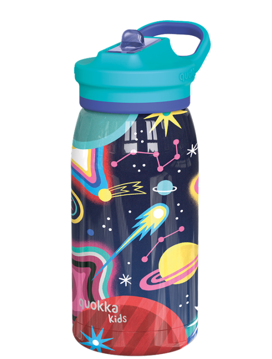 Quokka Kids Thermal Ss Sipper Bottle Pop Space 445 Ml