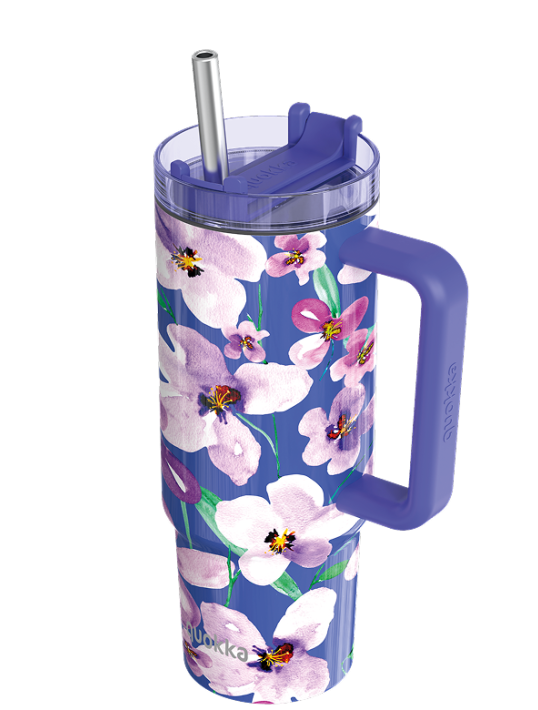 Quokka Thermal Ss Mug Stream Flower Dusk L 950 Ml