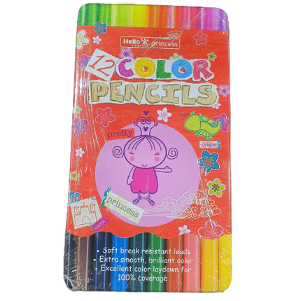 12 Color Pencils
