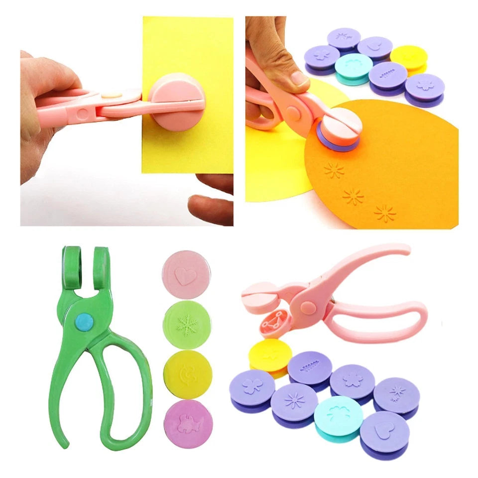 Kids Paper Embossing Kit Handheld Paper
