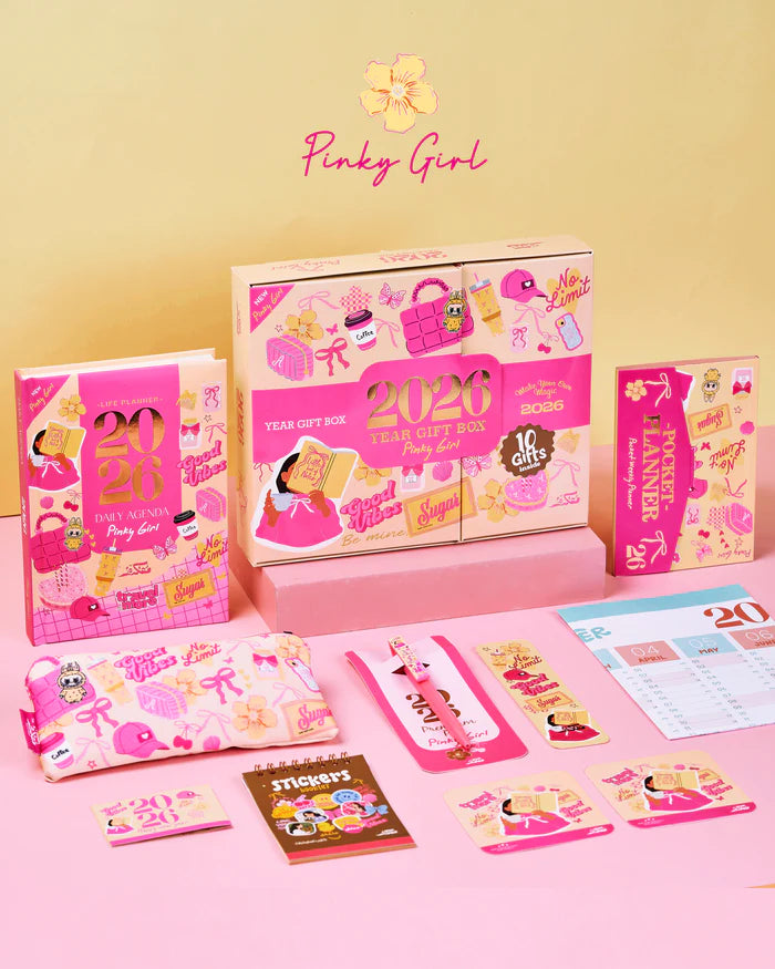 Agenda Gift Set 2026 - Pinky Girl