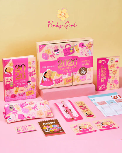Agenda Gift Set 2026 - Pinky Girl