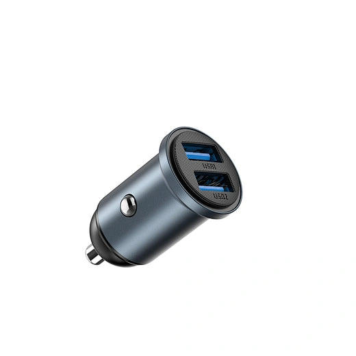 WiWU Wi‑CC031 Nano Lite 12W Dual USB Car Charger QC3.0 Fast Charging