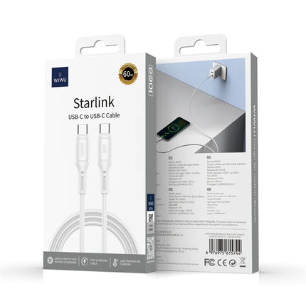كابل WiWU StarLink Series USB-C إلى USB-C 