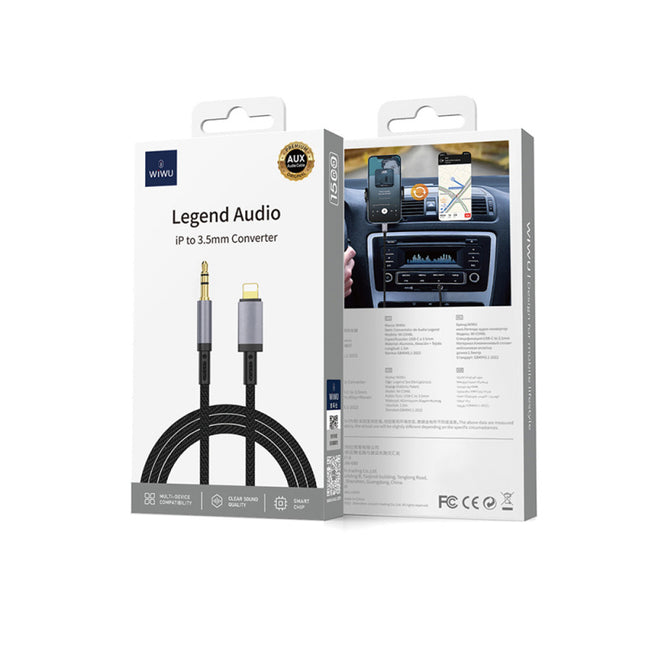 Wiwu Wi-C048L Legend Audio Series Lightning to 3.5mm Aux Audio Cable