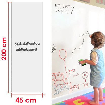 Foska Self Adhesive Whiteboard Roll - 45cm x 200 cm